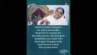 Awakening to Our Debt to Mother Nature - From Amma's Heart S4 E 02