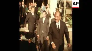 SYND 15-4-71 SADAT GADHAFI ASSAD MEETING