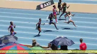 2024 AAU Junior Olympics Age 15 18 100m Semi Finals