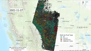 Animated Map of Oil and Gas Drilling Throughout Alberta's History
