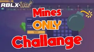 Mines Only Challenge w/ 250k ROBUX *Big Wins!?*