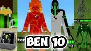Minecraft BEN 10 MOD #trending #shorts #ben10🤯😱
