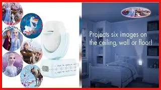 Projectables Frozen 2 LED Night Light, 6-Image, Plug-in, Dusk-to-Dawn, UL-Listed