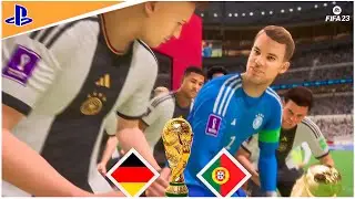 FIFA 23 - Germany Vs Portugal  World Cup 2022 Final 4K gameplay