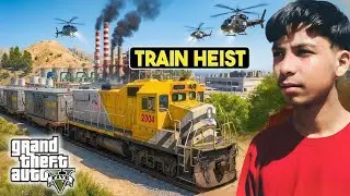 BIGGEST TRAIN ROBBERY IN EVER GTA V GAMEPLAY #06 