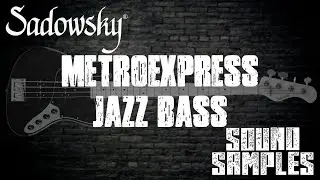 Sadowsky MetroExpress - sound samples (tone demo)