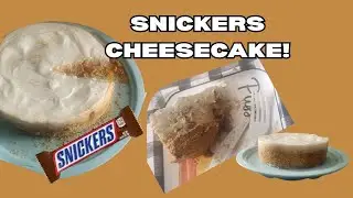 Instant Pot Snickers Cheesecake | Candy Bar Inside Every Bite!