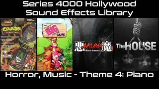 Series 4000 Hollywood Sound Effects - Horror Theme #4 Piano