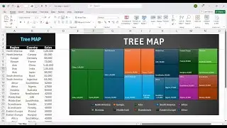 All about Tree Map Chart in Excel #ExcelCharts #TreeMap #ExcelWithSumit  #ExcelTips