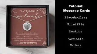 Double Fingerprint Message Card Tutorial