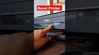 How to Fix Epson L380 Printer Red Light Blinking| Reset #shorts #shortsfeed
