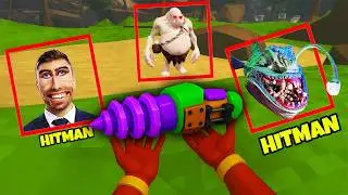 I Became a HITMAN using the NEW NEON DRILL in Animal Company!! (Animal Company VR)