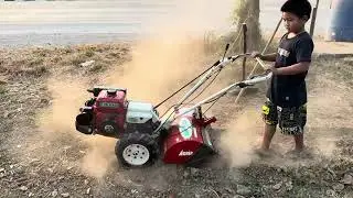 #รีวิว รถพรวนดินปั่นละเอียด หลังเต่า🚜 โทร 082-6291641 