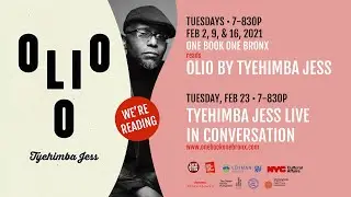 One Book One Bronx: Olio by Tyehimba Jess - February 2, 2021