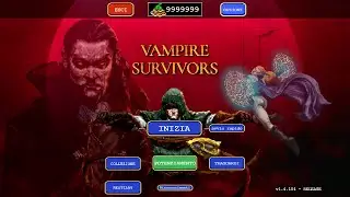 Vampire survivors infinite money in 1 minute Tutorial