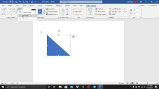 Shape Format Tab and Insert Shape Group in Word