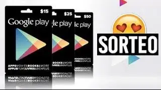 !!SORTEOS DE TARJETAS!! EN PANTALLA de GOOGLE PLAY