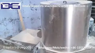 Automatic papad fryum 3d snack sheet pellet strip triangle shape making extruder machine production