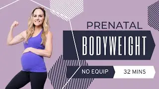 32 Minute Prenatal Bodyweight HIIT Workout
