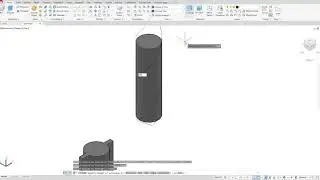AutoCAD 3D - Sweep, Chamfer, and Boolean Operations