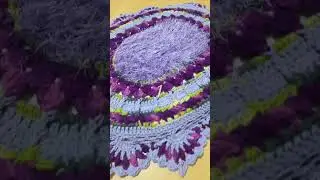 #capadevasovioletas #artesanato #crochet #sousplat #barbante #barroco