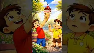 Gutu putu,The Falling Ice Cream 🍦 #cartoon #kidsshort #funny #shorts#3danimation