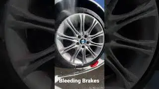 Bleeding Brakes Autobrite Direct Purple Rain #shorts  #autodetailing #detailing