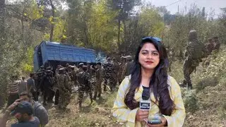 Truck carrying CRPF personnel skids off road in Budgam,12 In-ju-r-ed