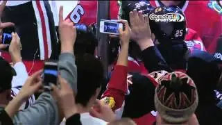 Nick Leddy Overtime goal. Jan 27th 2013