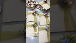 Wedding Tray Decoration  #weddingpacking  #giftpacking #wedding  #giftwrapping  #trays  9350811962