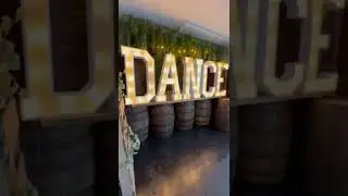 Saskatoon Wedding Decor - Light Up Marquee Letter Rental - #SaskatoonPartyRentals