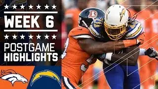 Broncos vs. Chargers | NFL Week 6 Game Highlights