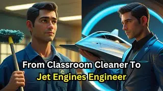 He Went from Sweeping Floors to Designing Aircraft | English Short Story