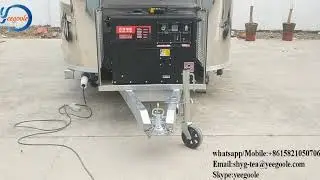 YG-TZ-66 Mobile Airstream food truck / Caravan Trailer / Food Concession Trailer For Sale