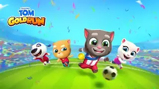 Talking Tom Gold Run | Shark Costume Hank and Angela for an Intense Gameplay Experience