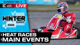 2026 SKUSA Winter Series Rd. 4 | Houston, TX | Sunday - Heat Races & Main Events