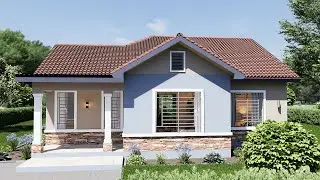 Small modern bedroom house design | Cozy interior decor | 98 Sqm floorplan