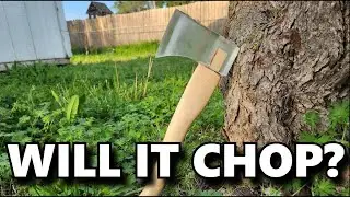 can a resin axe chop wood?