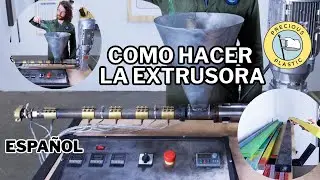 Como se hace la extrusora de pl&aacute;stico para tener madera plastica