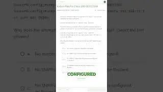 Top 10 Toughest CCNA Questions | Part 4 #shorts #ccna
