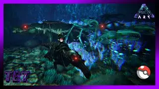 Pokemon Battles in The Hidden Grotto Cave!  ARK Aberration Let's Play Ep. 23