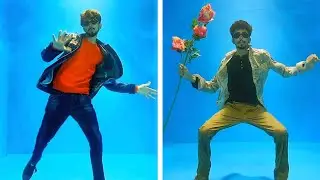 Man Shows Off Impressive Dance Moves Underwater