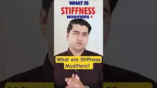 What are Stiffness Modifiers in ETABS? #etabs #shorts