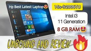 🔥Hp Core i3 11th Gen 15s-FR2006TU Laptop | HP 15s-FR2006TU | Unboxing and Review🔥