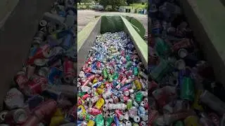 #aluminum #cans #ubc #pop #soda #scrapyard #recycle #recycling #baler #s5000