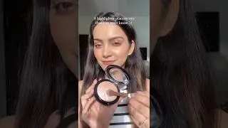 I have used &lsquo;Soft and Gentle&rsquo; highlighter by @MACCosmeticsIndiaYoutube❣️#mac #highlighter #makeup