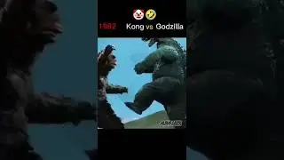 1962 Godzilla 😅 vs King Kong 🤣 part 2 #viralshort #edit  #ytshorts