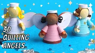Quilling Angels - Creating Dolls out of Paper Strips