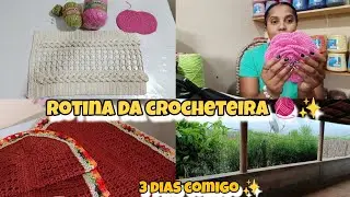 ⚠️ 3 dias na minha rotina com crochê 🧶✨ Produzindo encomendas 🤌🏾😍