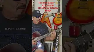 The Rock Doctor 🤘 EZ LESSON YELLOW by Coldplay Bridge